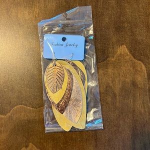 Faux Leather Earrings